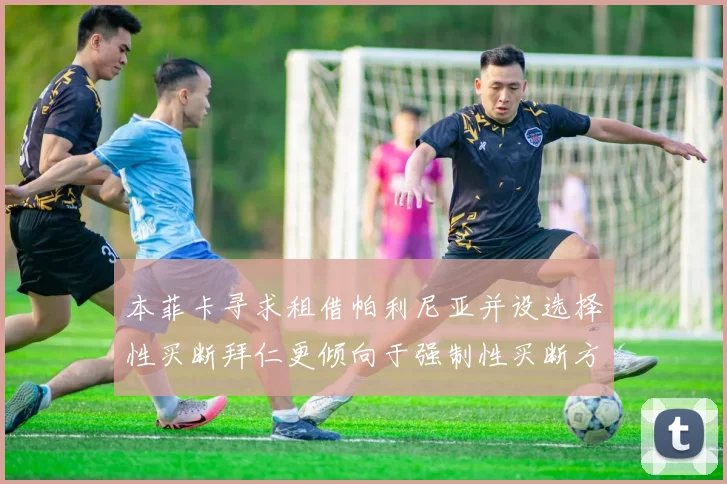 本菲卡寻求租借帕利尼亚并设选择性买断拜仁更倾向于强制性买断方案