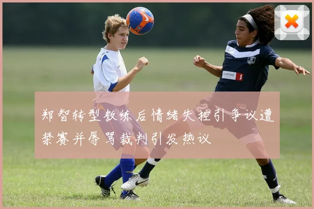 郑智转型教练后情绪失控引争议遭禁赛并辱骂裁判引发热议